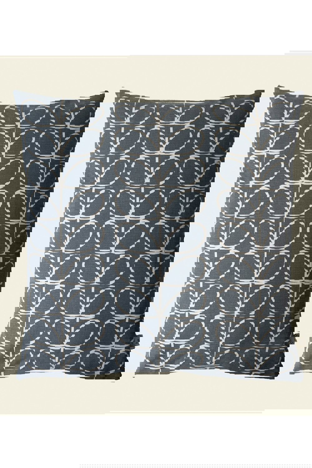 Orla Kiely Small Linear Stem Feather Filled Reversible Cushion