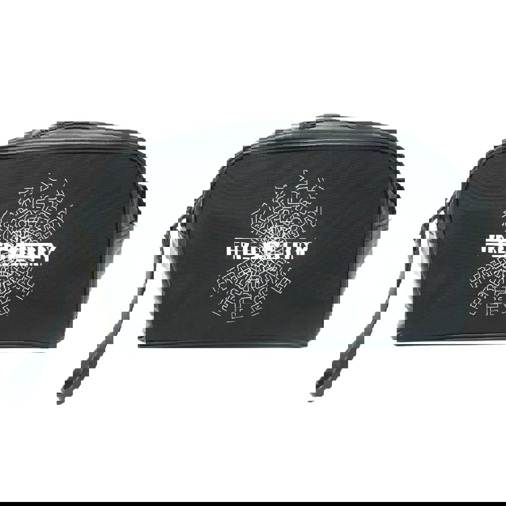 Fred Perry Graphic Print Washbag Black Bag