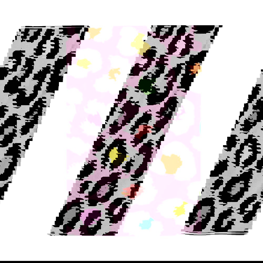 Warren Reed Pink Leopard Print Tea Towel