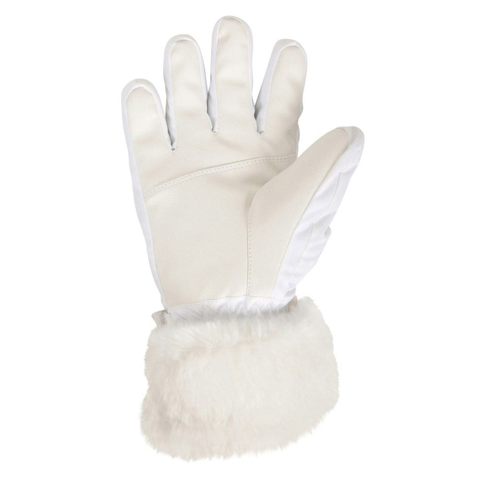 Mountain Warehouse Women's Parallax Waterproof Ski Gloves - White