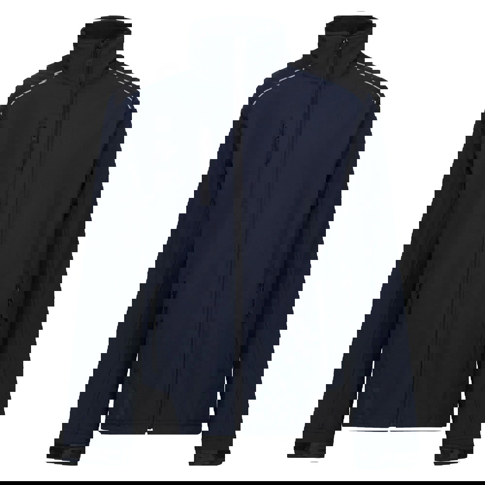 Regatta Men's Sandstorm Workwear Softshell Jacket - Navy/Black