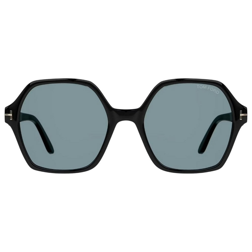 Tom Ford Smoke Hex Lens Shiny Black Sunglasses One Size