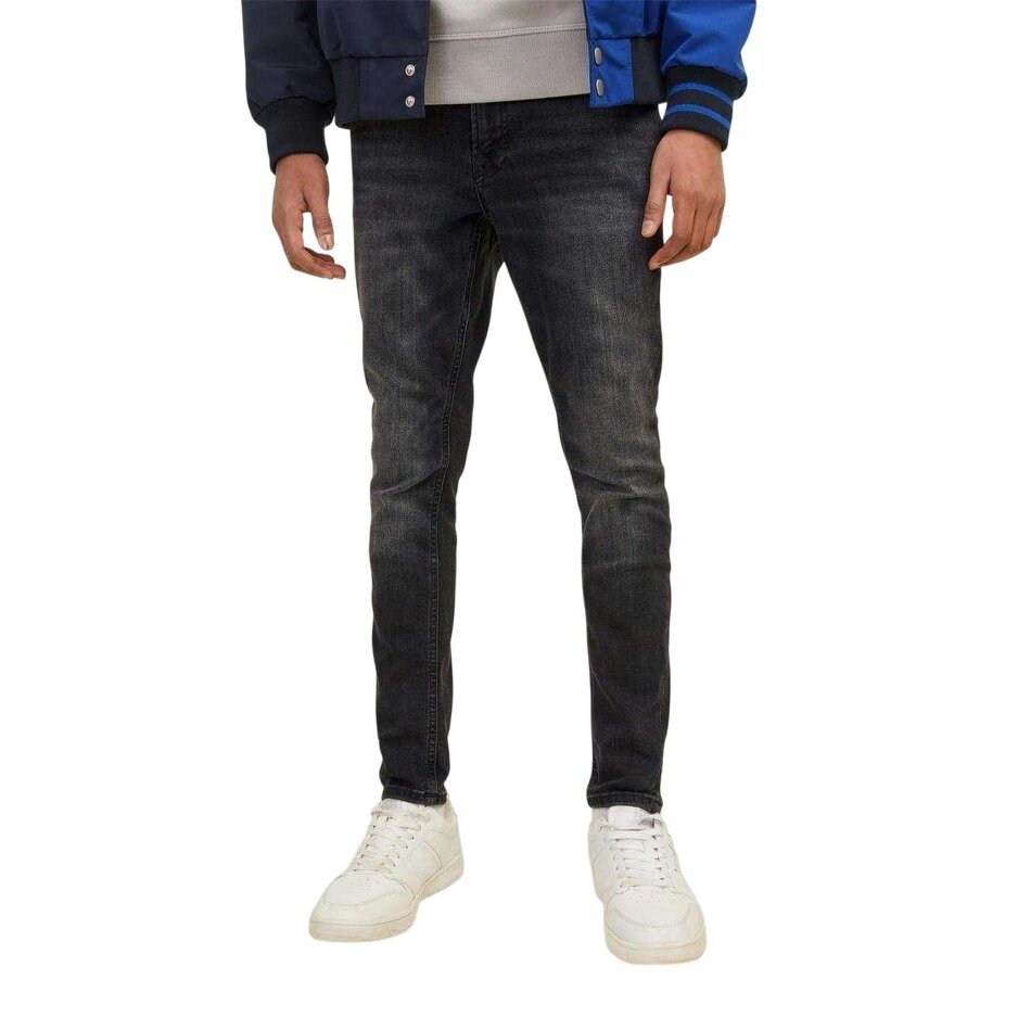 Jack And Jones Boys Denim Skinny Jeans - Black Denim - Black Denim - 70% Cotton/28% Polyester/2% Elastane