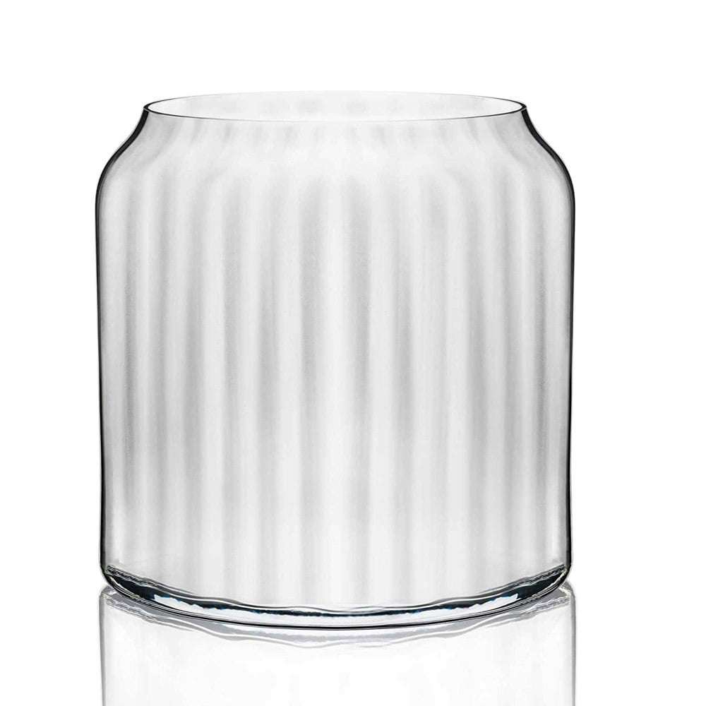 Diamante Mirage Large Wide Waisted Vase - 19cm