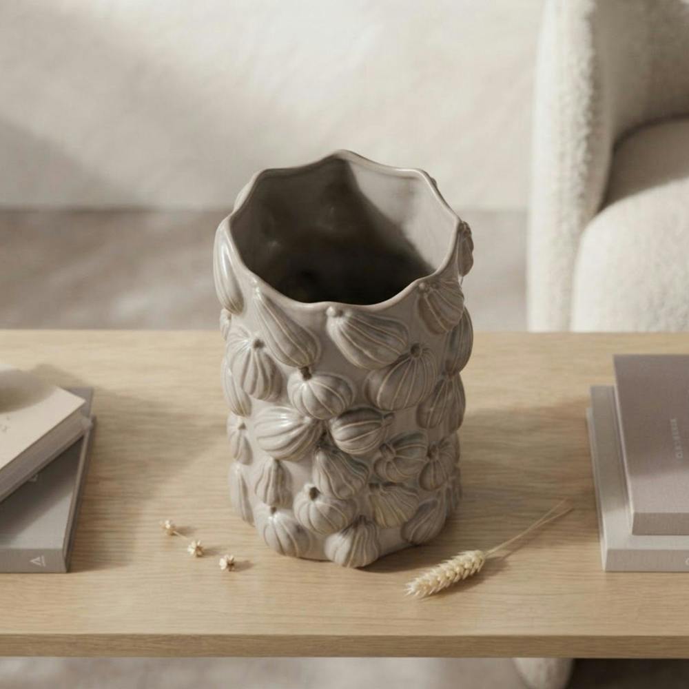 Garden Greatness Blanc Pumpkin Harvest Vase