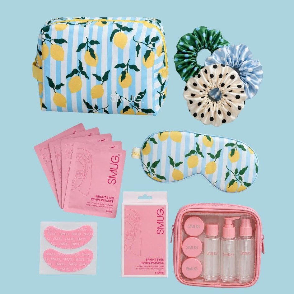 The Weekend Away Gift Set - Lemon Stripe