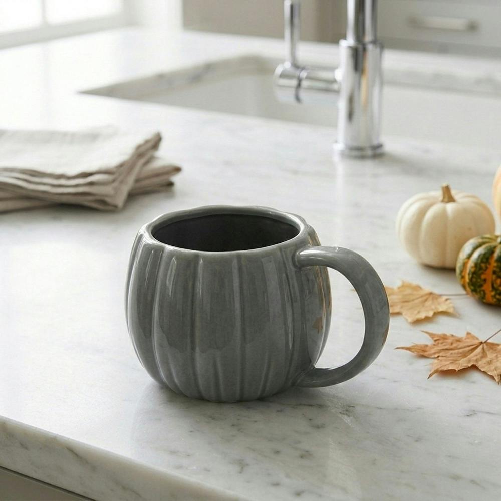 Garden Greatness Distinctive Pumpkin Ceramic Mug