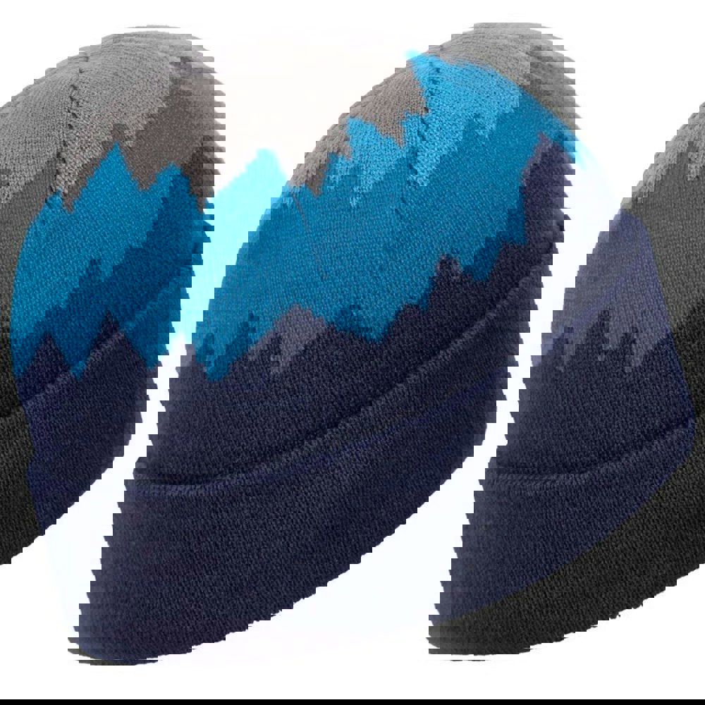 Trespass Mens Cobbler Beanie - Storm Grey/Bondi Blue/Navy