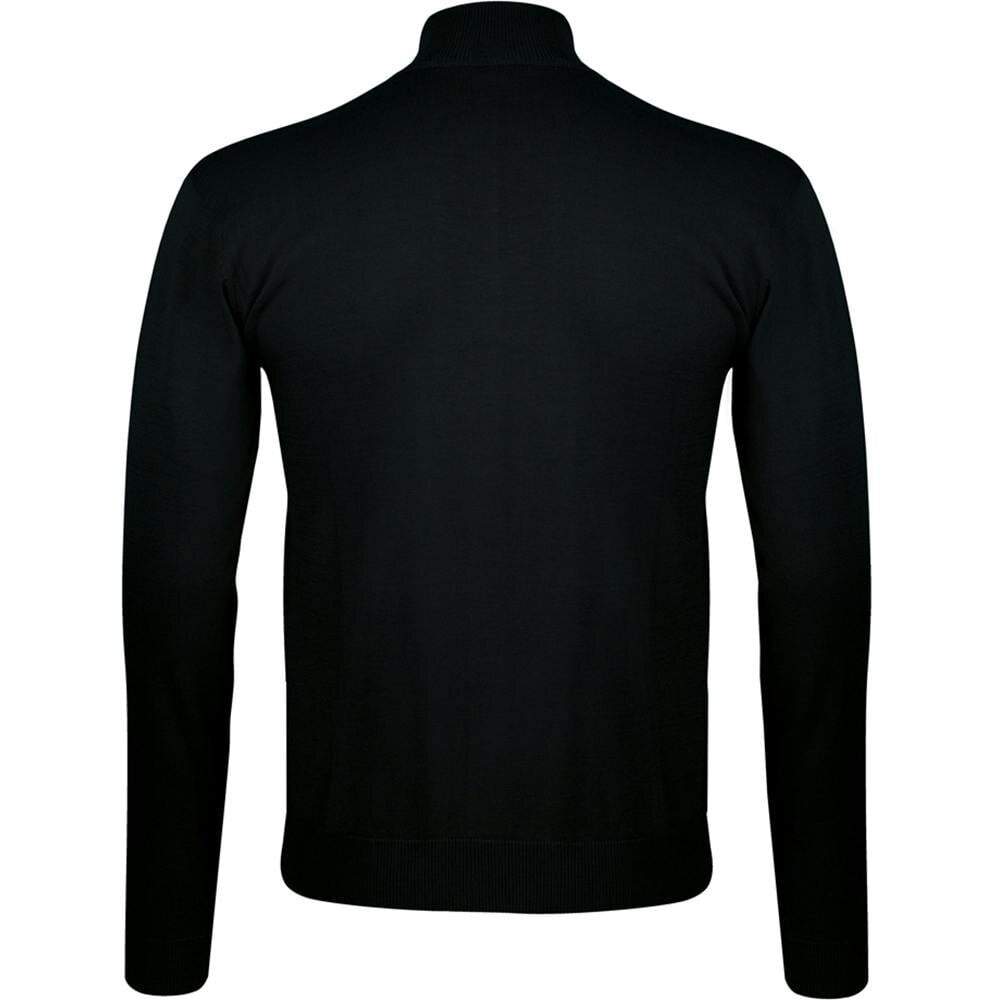 SOLS Mens Gordon Full Zip Cardigan - Black