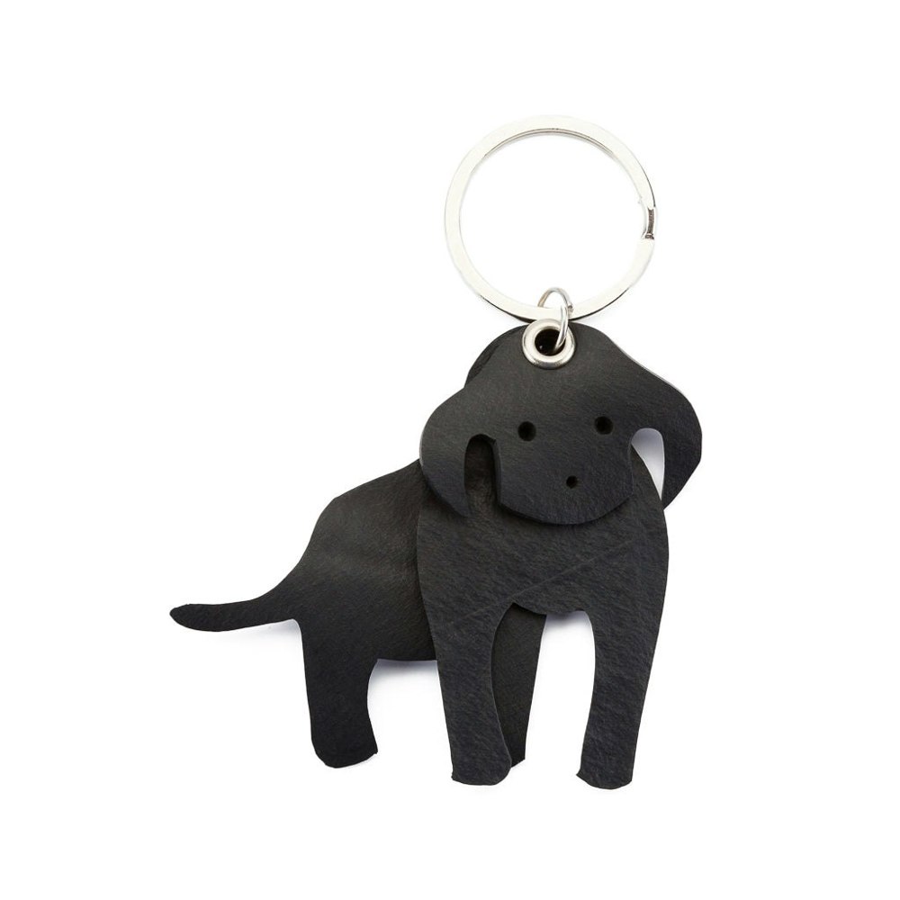 Paguro Milo 3D Charming Rubber Dog Vegan Keyring