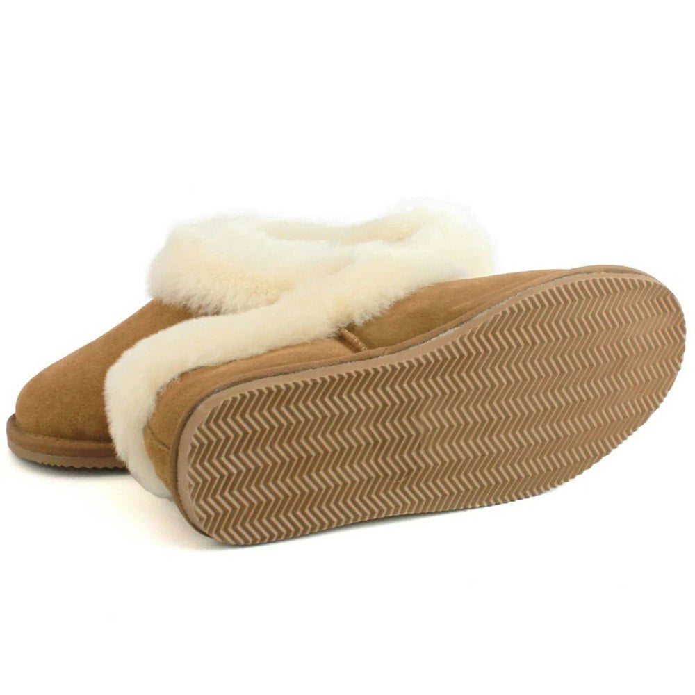 Eastern Counties Leather Women's Elena Sheepskin Slipper Boots - Chestnut
