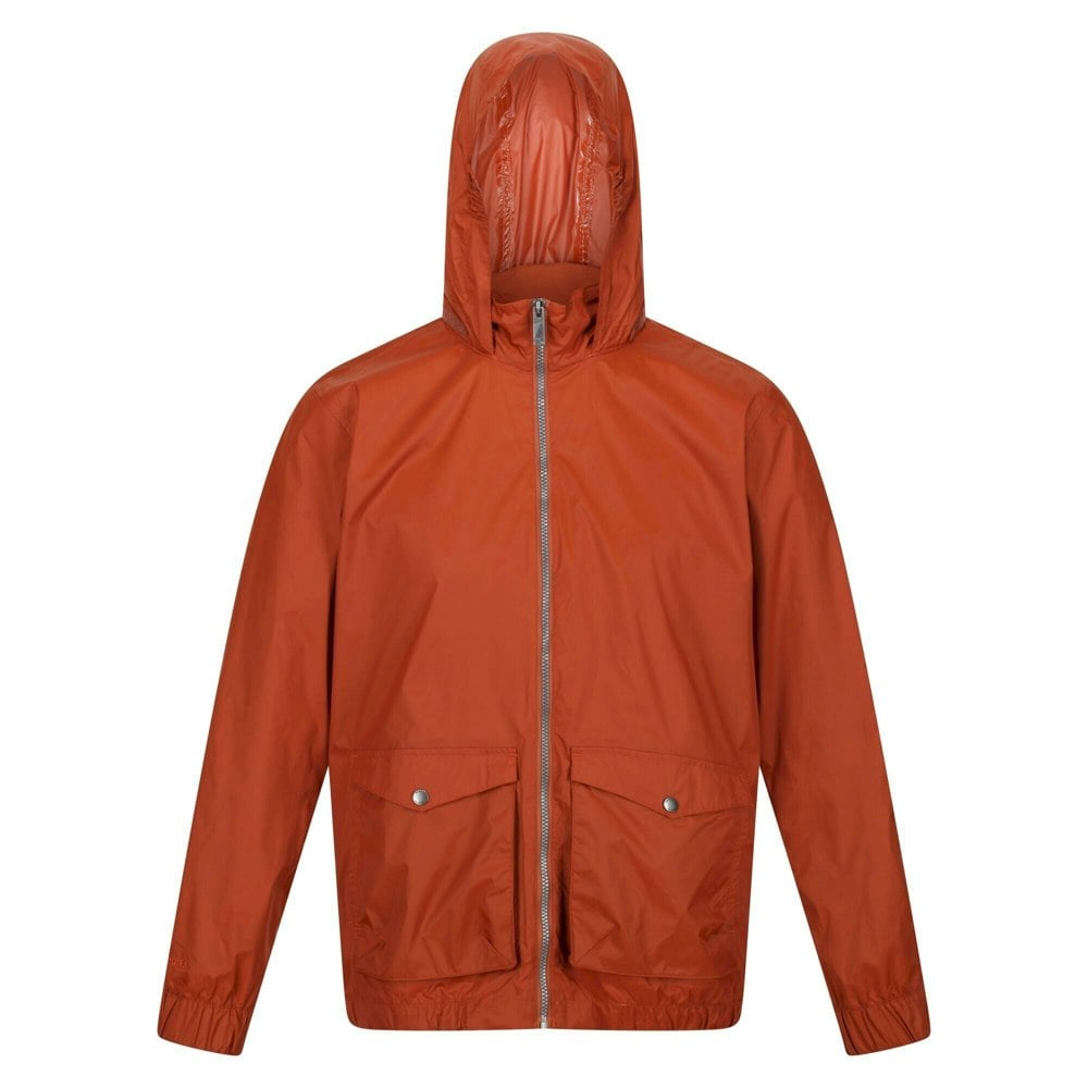 Regatta Mens Reaver Waterproof Bomber Jacket - Gingerbread