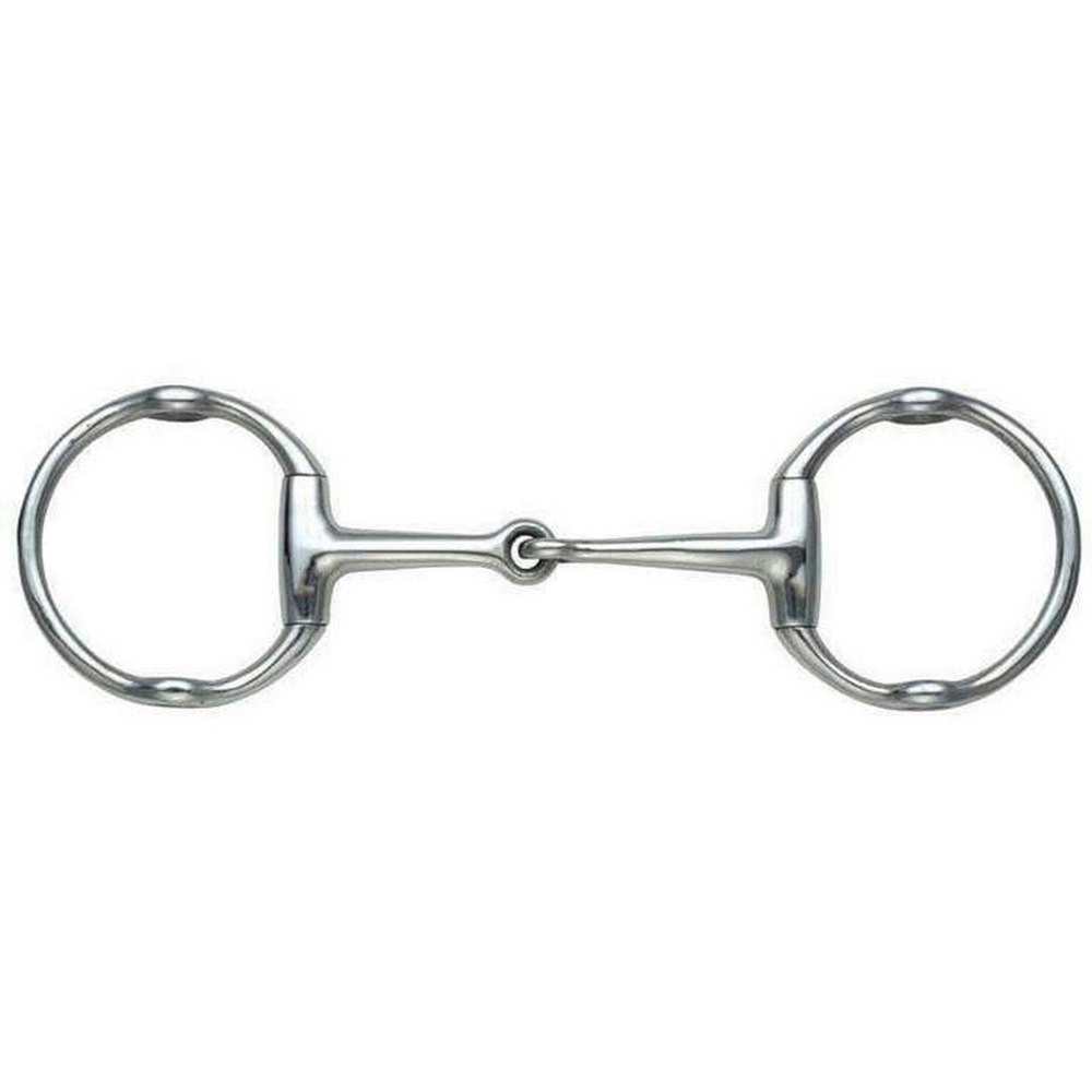 Shires Jointed Horse Cheltenham Gag Bit - Silver