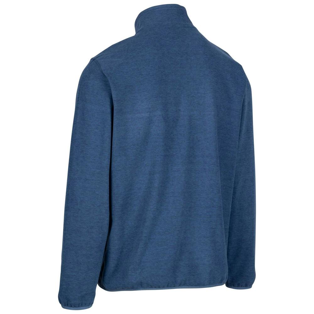 Trespass Mens Mindel Fleece Top - Blue Melange - 