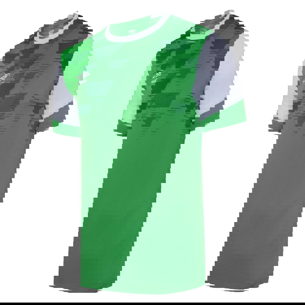 Umbro Childrens/Kids Vier Jersey - Emerald/White