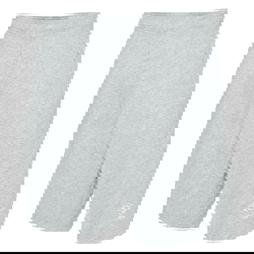 Umbro Mens Club Leisure Shorts - Grey Marl/White