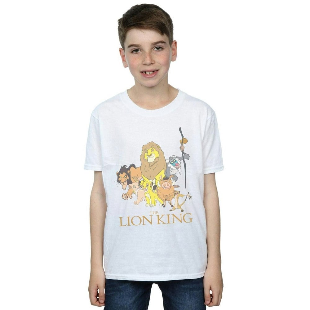 Disney Boys The Lion King Group T-Shirt - White