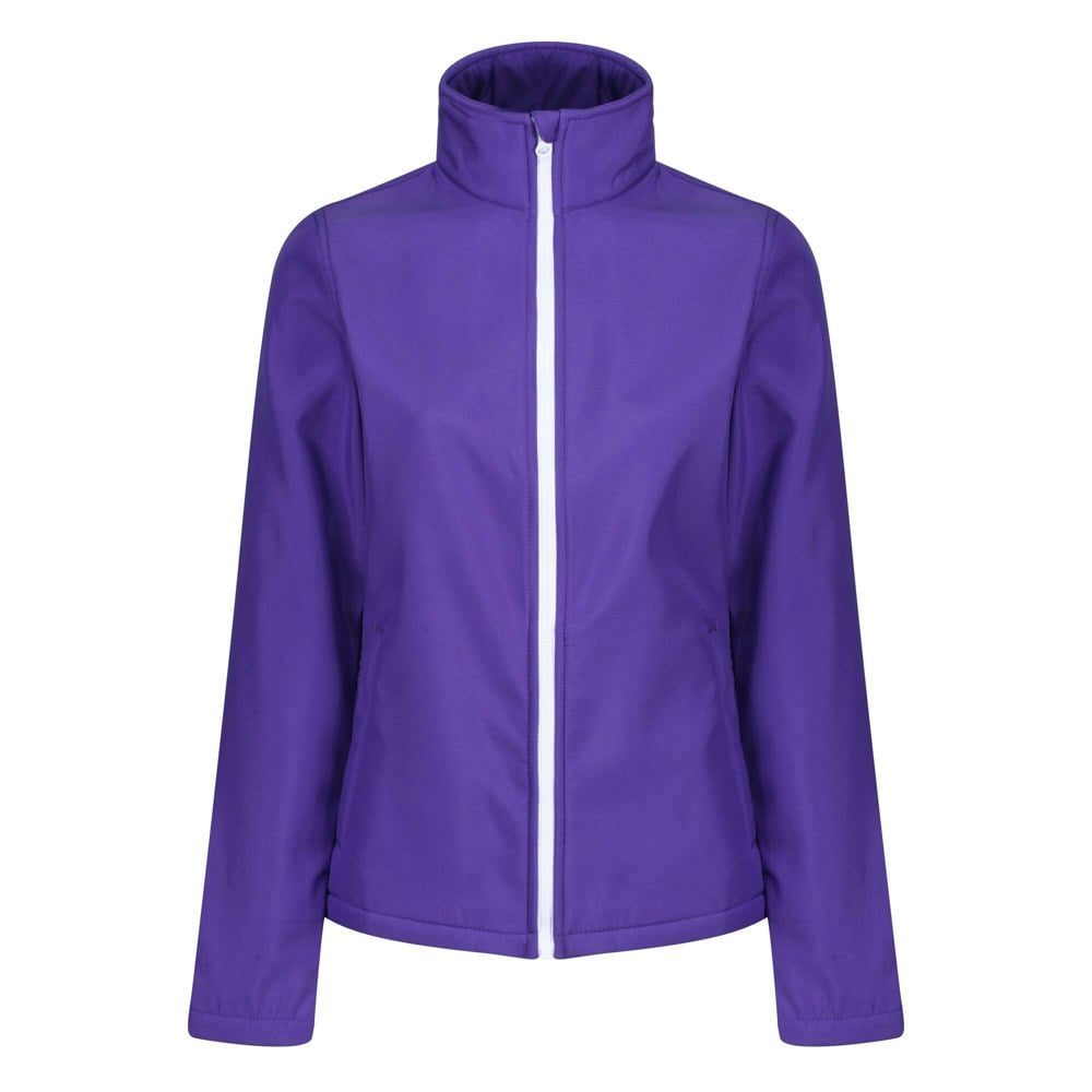 Regatta Standout Women's Ablaze Printable Soft Shell Jacket - Purple/Black