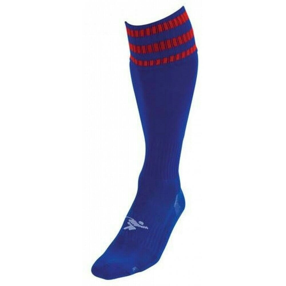 Precision Unisex Adult Pro Football Socks - Royal Blue/Red