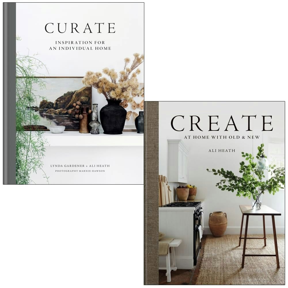 Curate Inspiration for an Individual Home and Create At Home with Old and New 2 Book Set