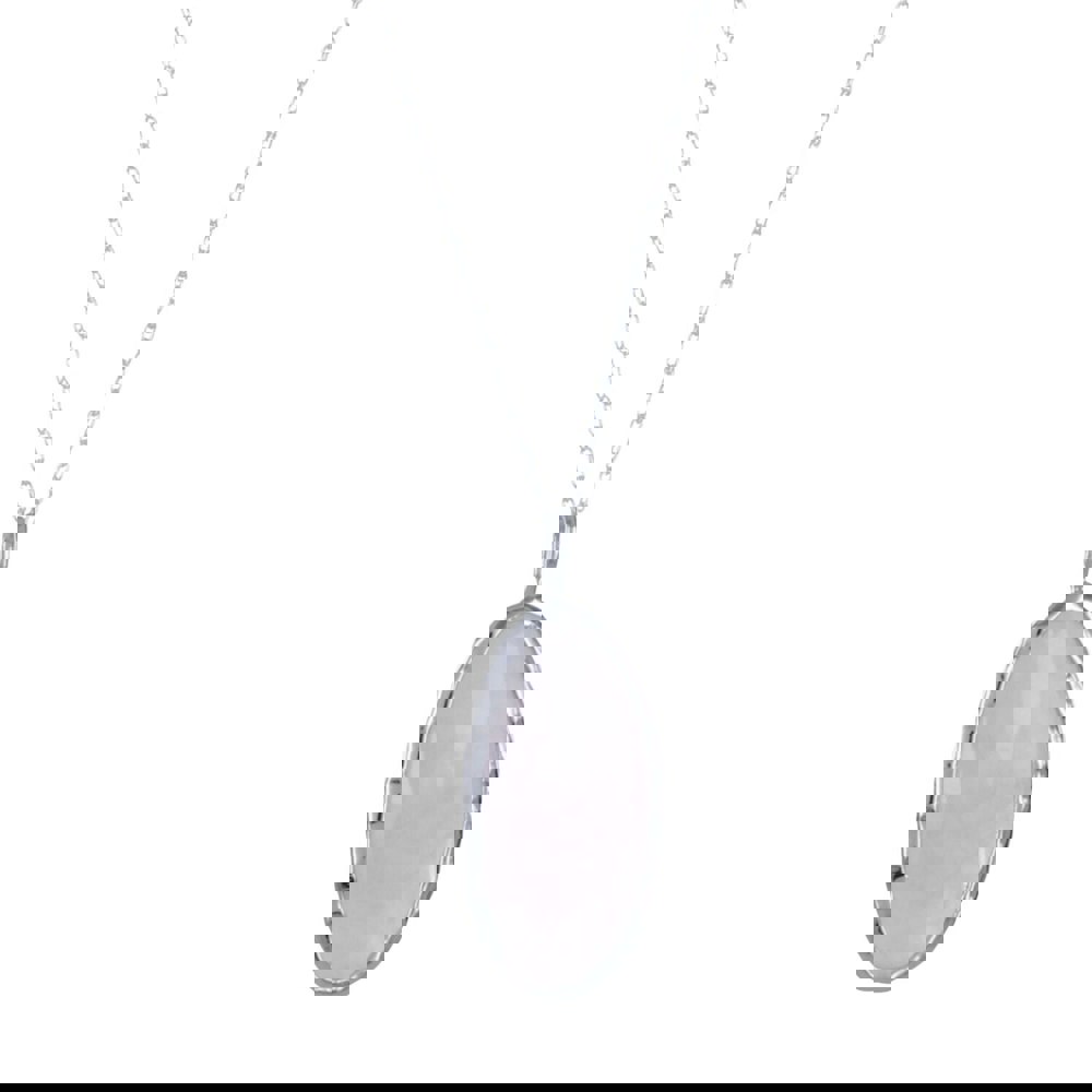 Sterling Silver Rose Quartz Gem Necklace - Reeves & Reeves