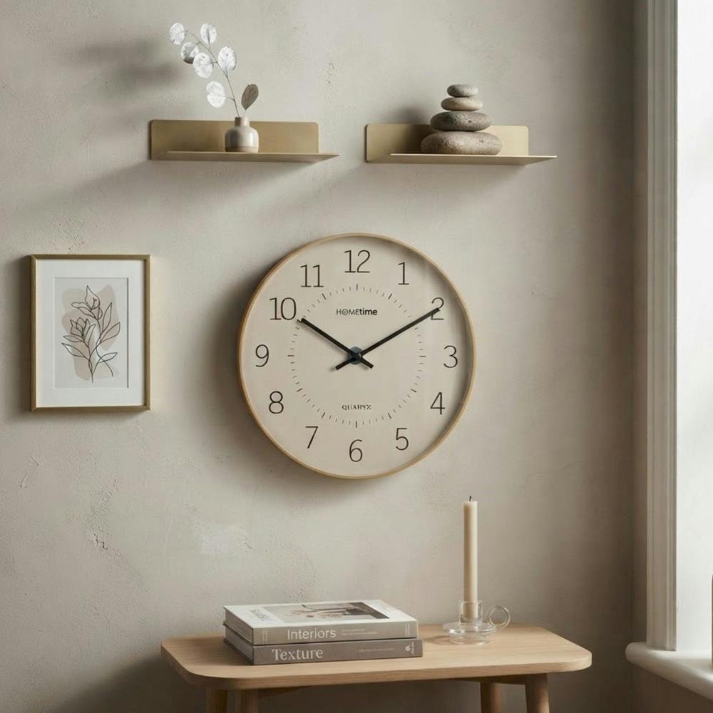 Garden Greatness Oversized Circular Quartz Wall Clock