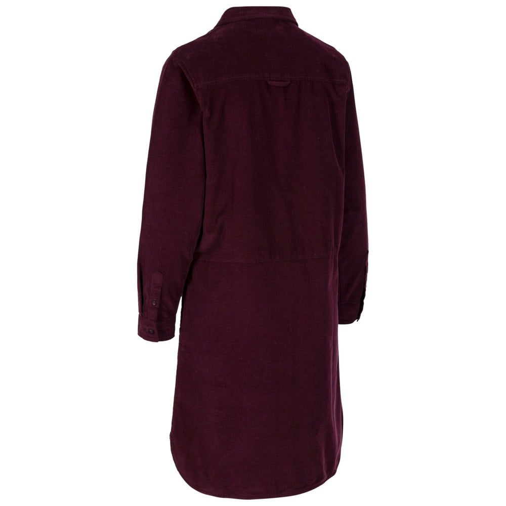 Trespass Womens/Ladies Allison Shirt Dress - Dark Cherry