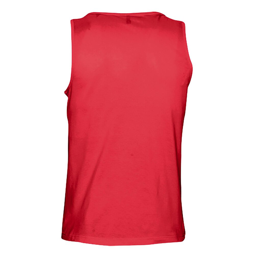 SOLS Mens Justin Sleeveless Tank / Vest Top - Red