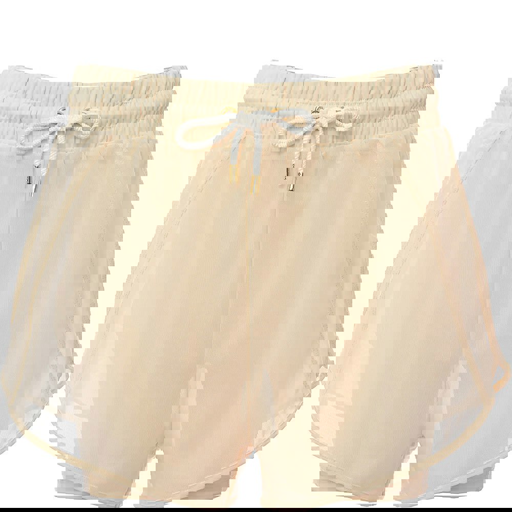 P.E Nation Womens Yellow Reset Shorts