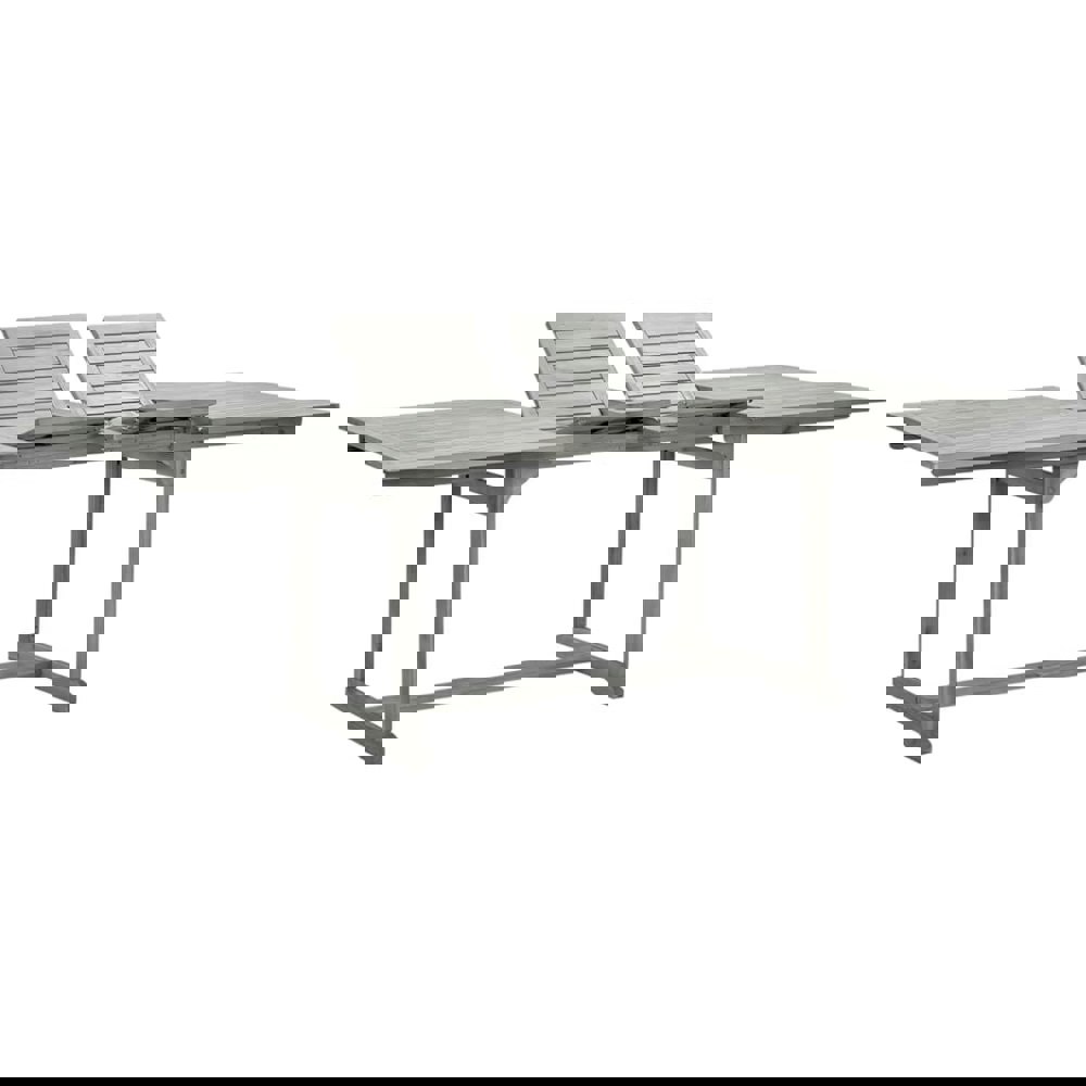 Berkfield Garden Dining Table (160-240)x100x75 cm Solid Acacia Wood