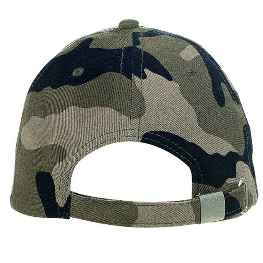 SOLS Unisex Buffalo 6 Panel Baseball Cap - Camouflage