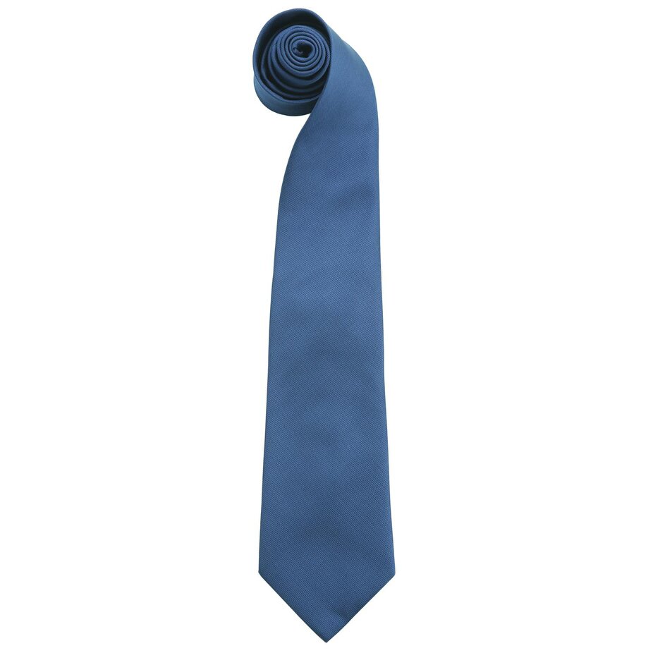 Premier Mens “Colours” Plain Fashion / Business Tie - Royal - One Size - Royal