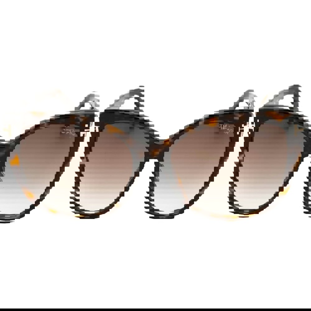 Tom Ford Gradient Roviex Dark Havana Brown Sunglasses One Size
