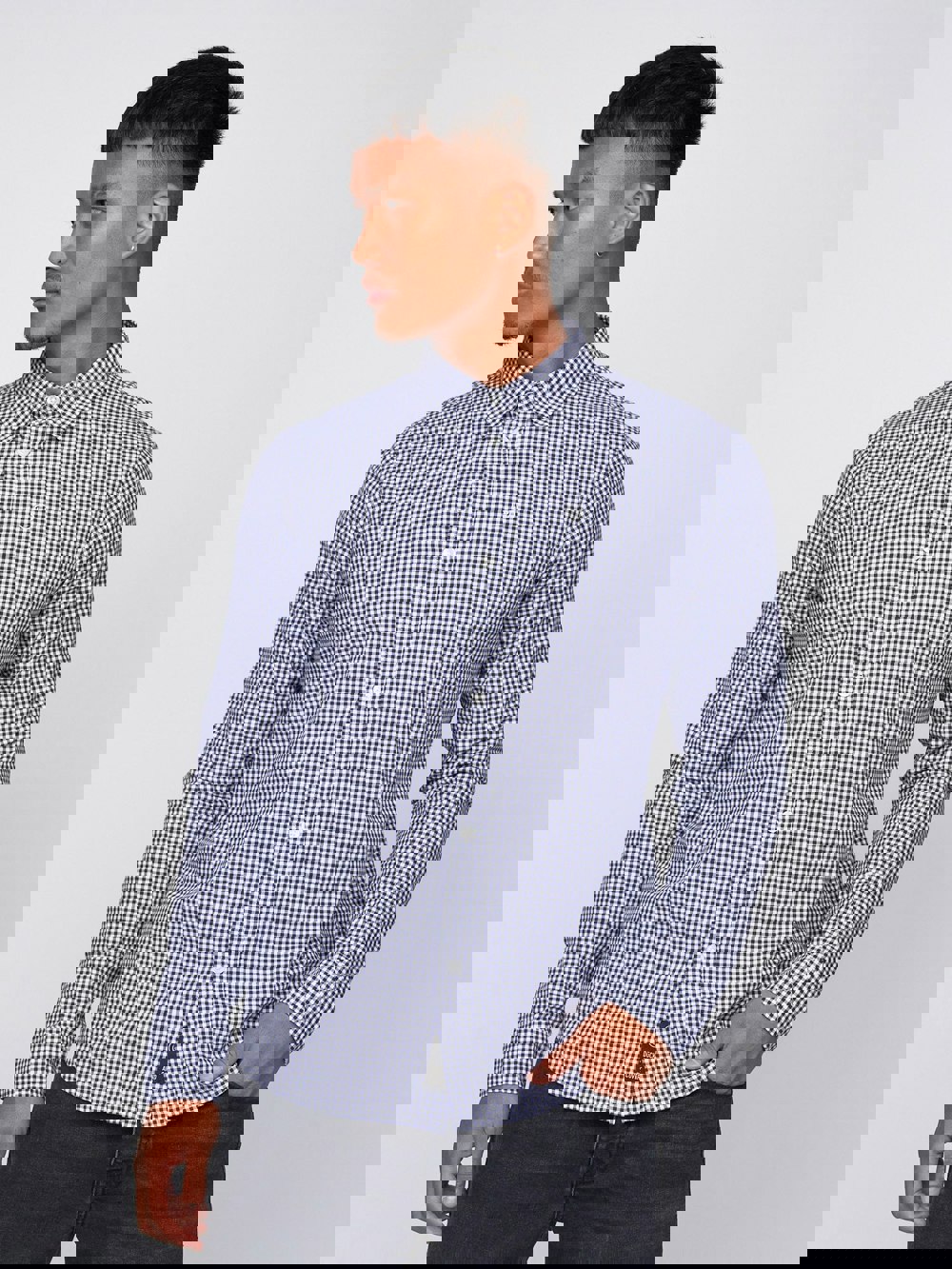 Duck and Cover Hamlotto Shirt Blue Check