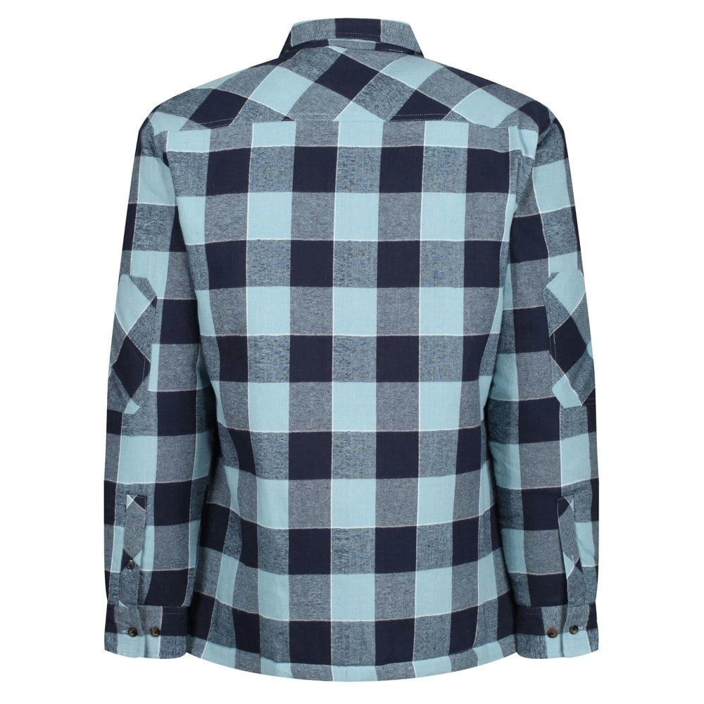 Regatta Mens Shelford Checked Padded Shirt - Blue