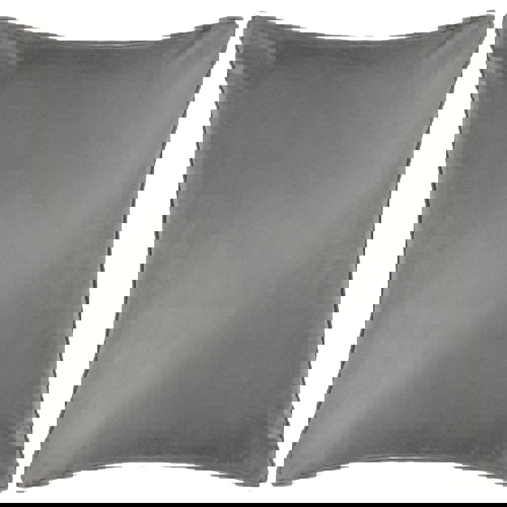 Wylder Harlington Botany Piped Velvet Floral Cushion Cover - Moss
