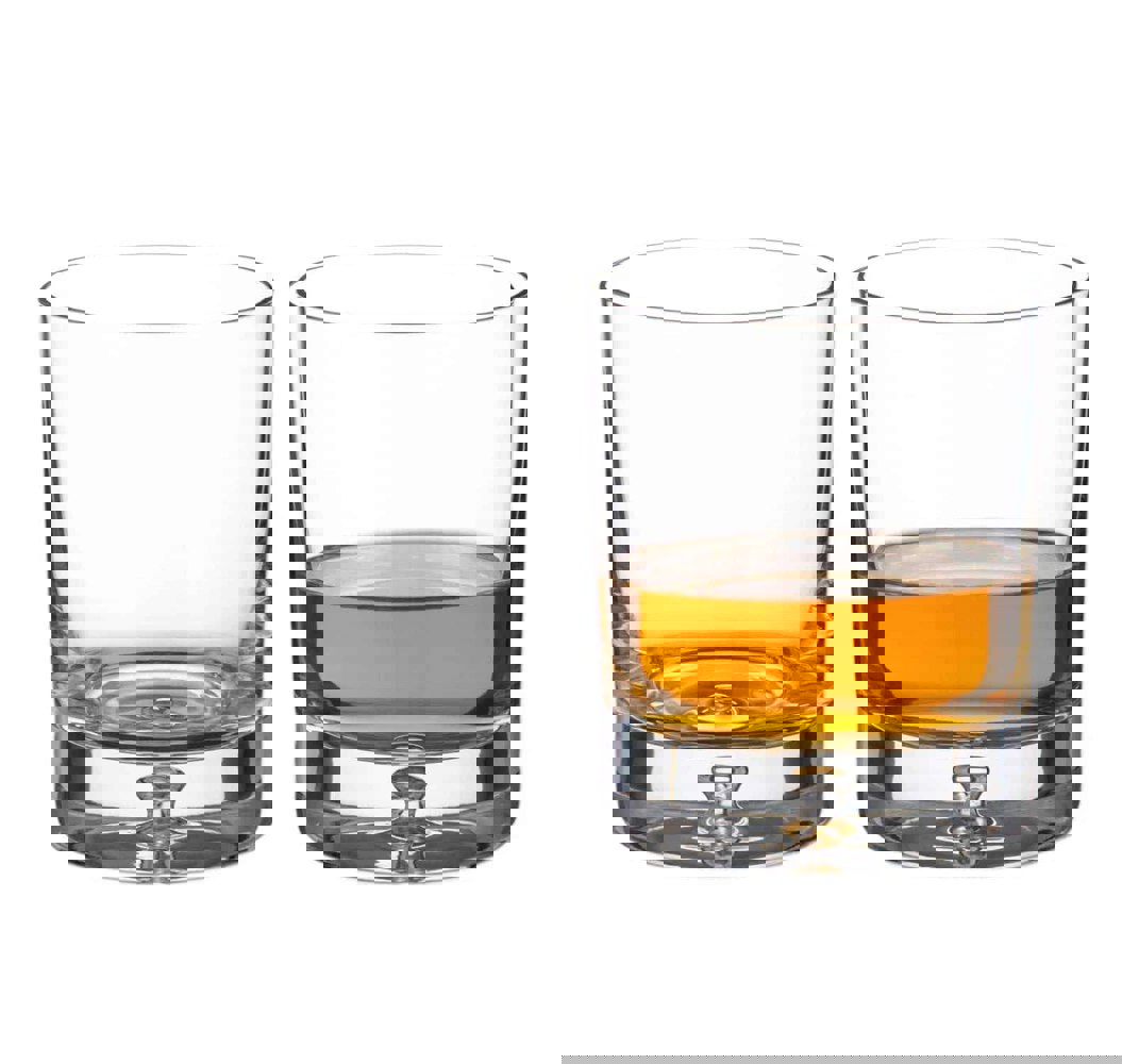 Diamante Bubble Crystal Tumblers - Set of 2
