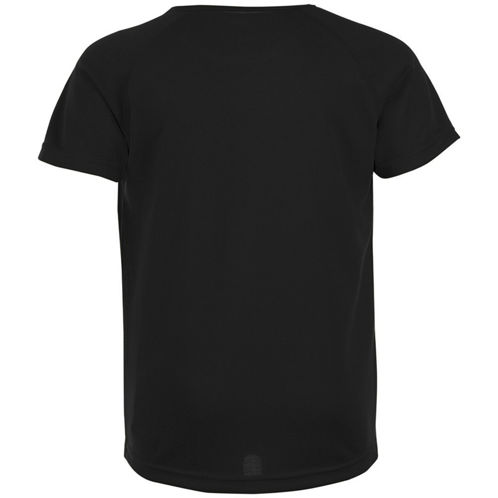 SOLS Childrens/Kids Sporty Unisex Short Sleeve T-Shirt - Black
