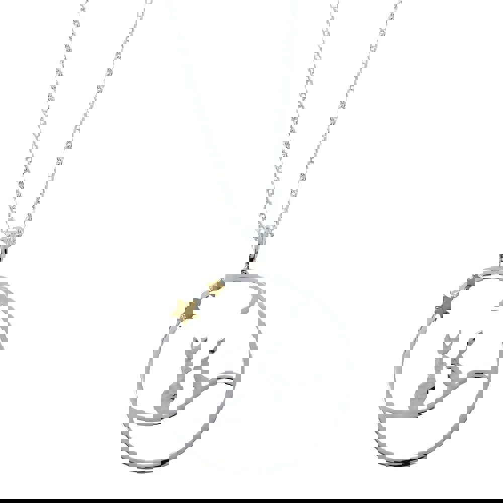 Moonlit Hares Necklace - Reeves & Reeves