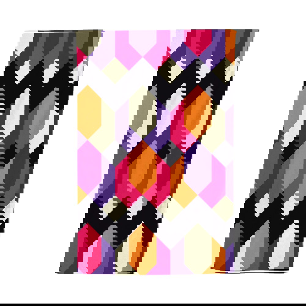 Warren Reed Coloured Abstract Pattern Tea Towel
