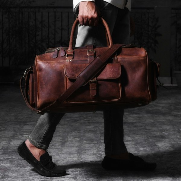 The Bowie Leather Duffle - DÖTCH CLUB