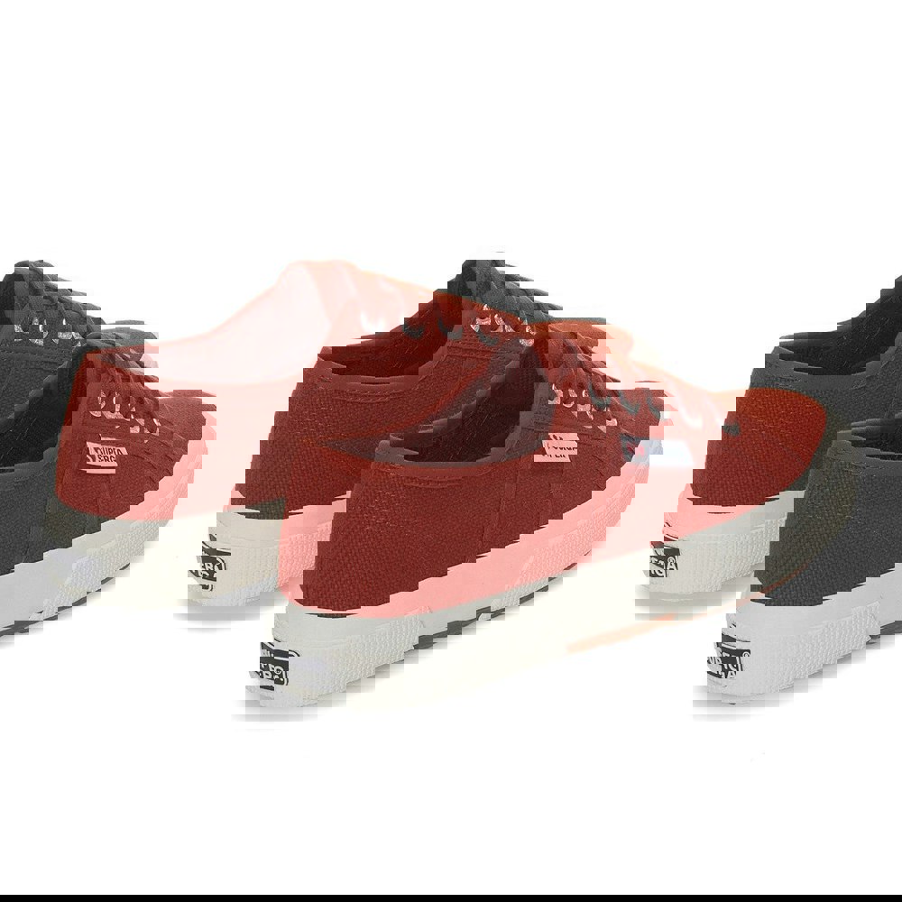 Superga 2750 OG Cotu Classic Women's Vegan Trainers - Brown Piquant / Avorio