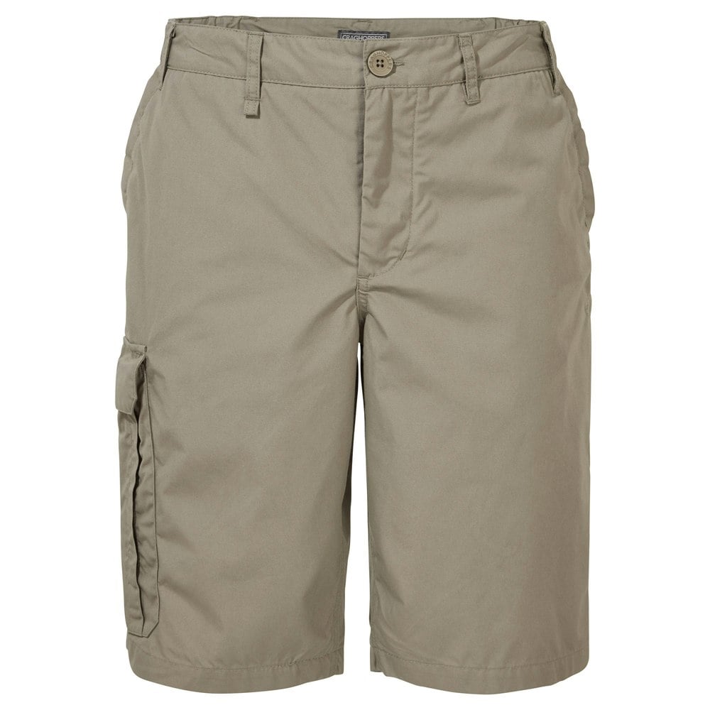 Craghoppers Mens Expert Kiwi Long Length Cargo Shorts - Pebble