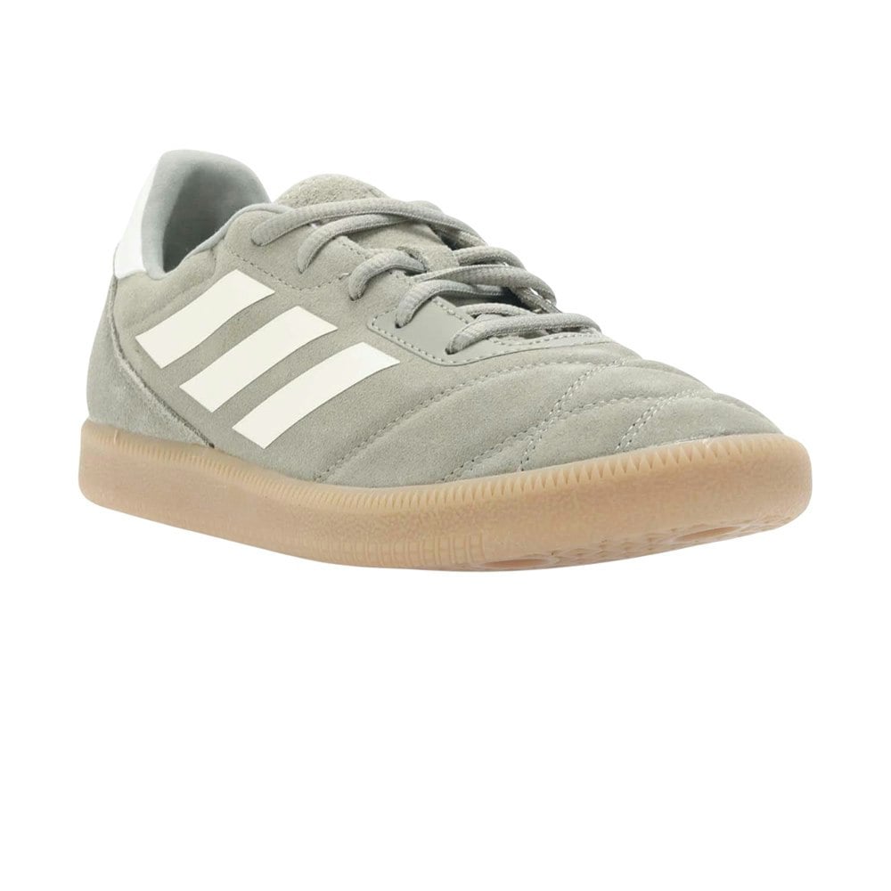 Adidas Mens Sala Suede Court Trainers - Silver/White