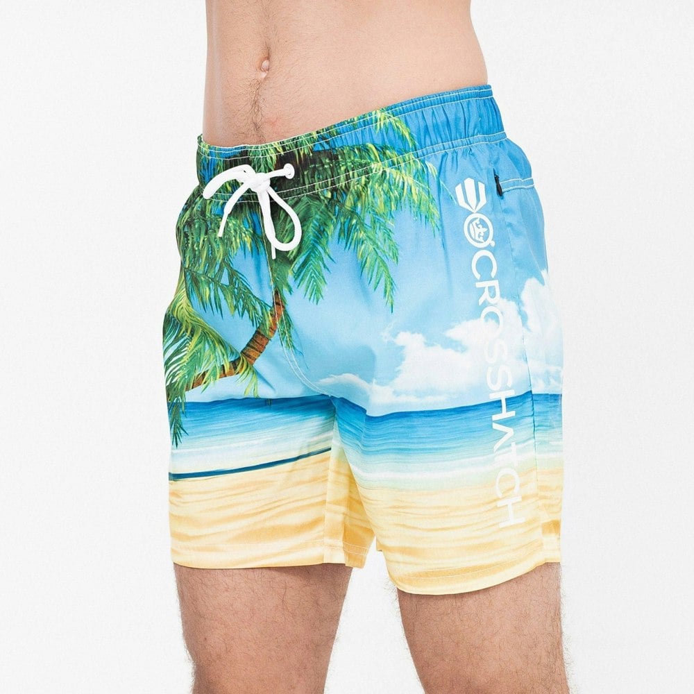 Crosshatch Beach Dream Swim Shorts Palm Beach