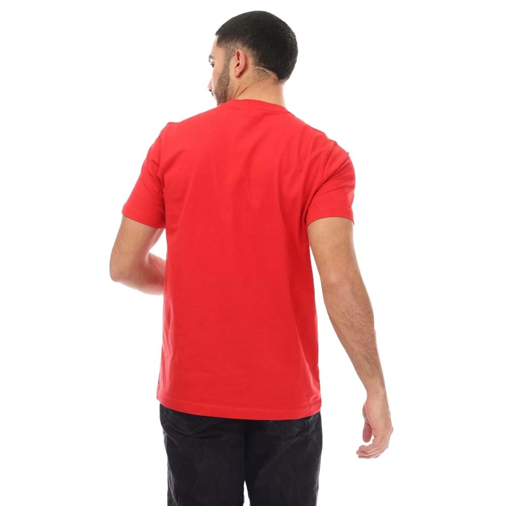 Diesel Mens T-Just 8-3 Logo T-Shirt - Red