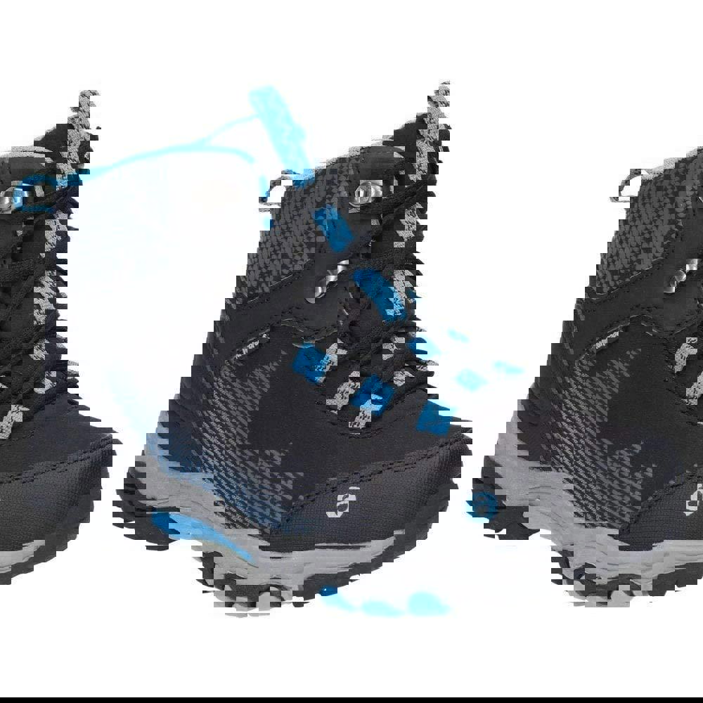 Cotswold Childrens/Kids Ducklington Lace Up Hiking Boots - Black/Blue