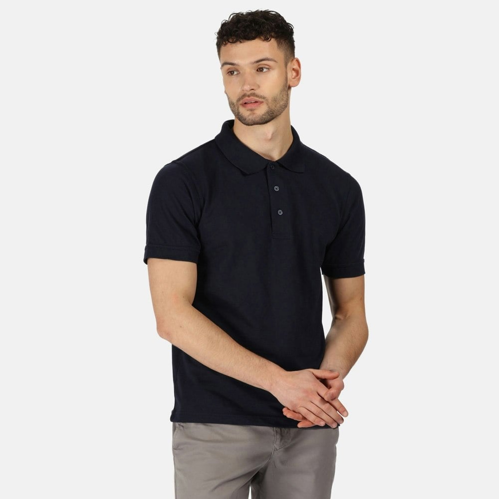 Regatta Professional Mens Classic 65/35 Short Sleeve Polo Shirt - Navy