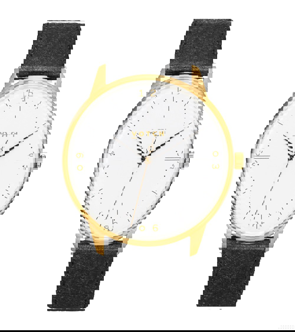 Votch Gold & Piñatex Watch | Aalto
