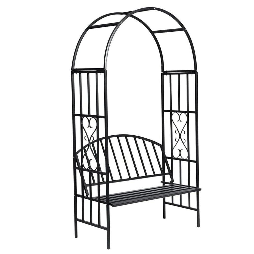 Berkfield Garden Rose Arch with Bench